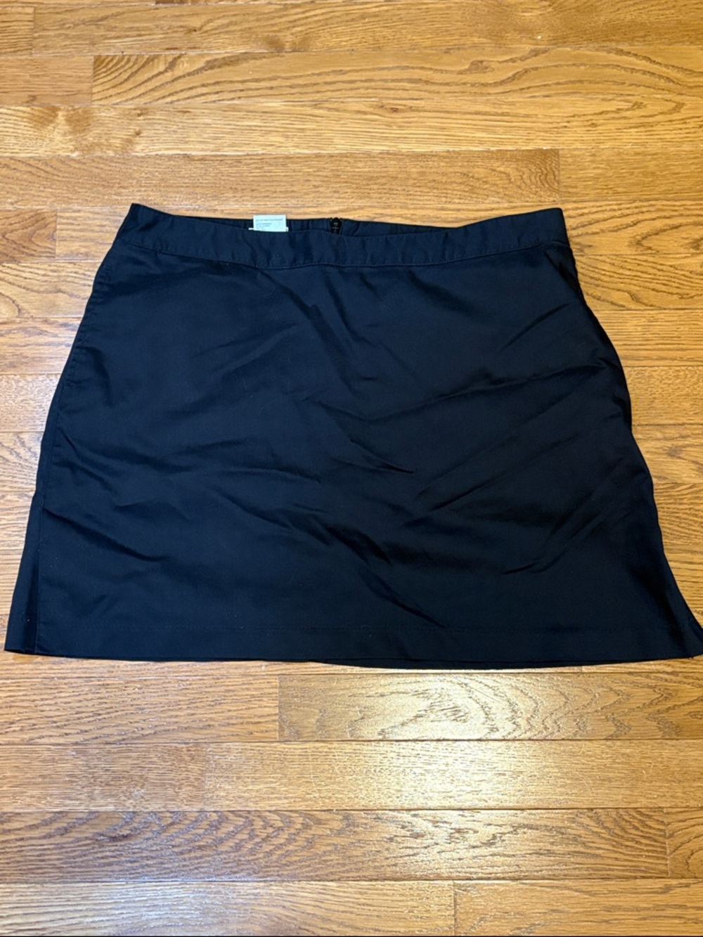 Adidas | Basic Black Exercise Skort w/ Pocket Built In Shorts Size 12 Stretch